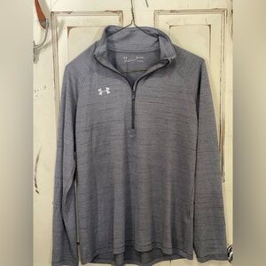 Under Armour Women’s Heathered Gray Quarter-Zip shirt